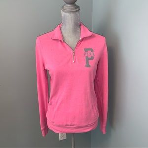 PINK VICTORIA’S SECRET quarter zip sweater size XS